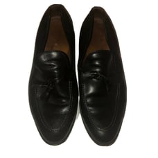 Allen Edmonds Saratoga 8703 Black Leather Loafers Slip On Dress Shoes Size 10D