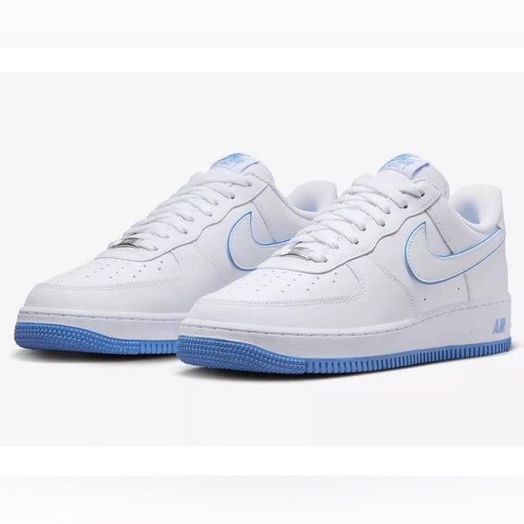 Nike Air Force 1 Low White and University Blue DV0788-101 Men's US4-14 no box