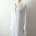 Neiman Marcus Womens Longline Shirt Dress Embroidered Midi White Floral Medium