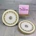 MCM Wedgwood SANDRINGHAM PINK Flowers England Bone China Bread Plates Set of 5