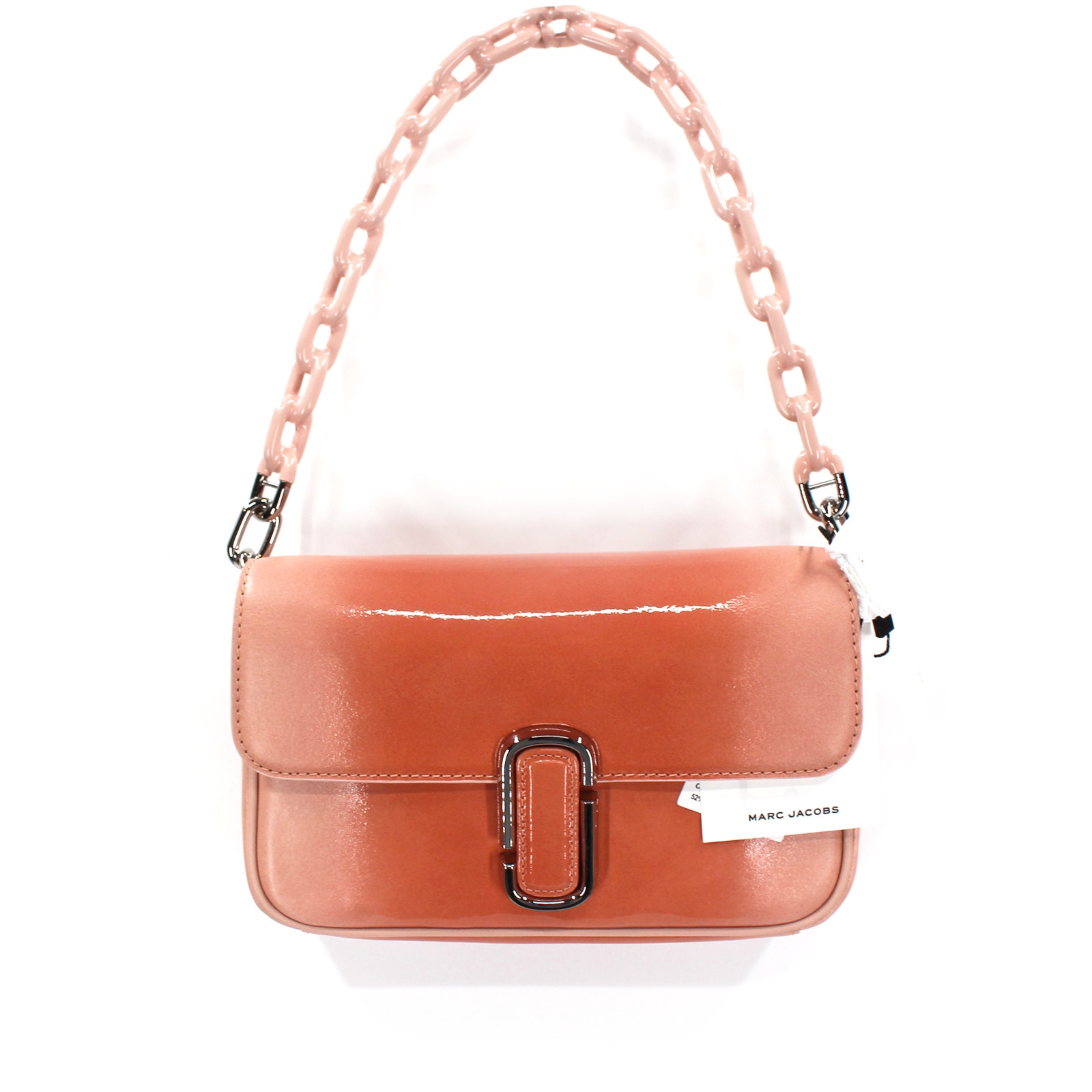 Marc Jacobs J Marc Shoulder Bag NEW Shaded Rose Leather Crossbody Clutch Handbag
