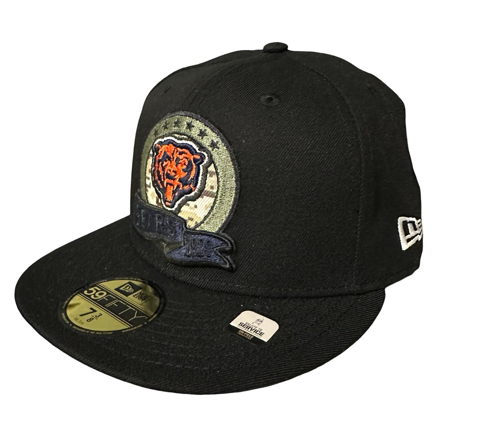 Chicago Bears 2022 SALUTE TO SERVICE NEW ERA 59FIFTY - Sz. 7 3/8