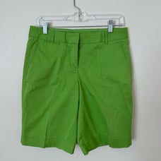 Jcrew Size 4 Green Summer Women's Shorts Summer Weight Chino Style