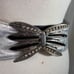 Avi | Women’s | Belts | M | Vintage Metallic Moon Silver Belt w/ Jeweled Buckle