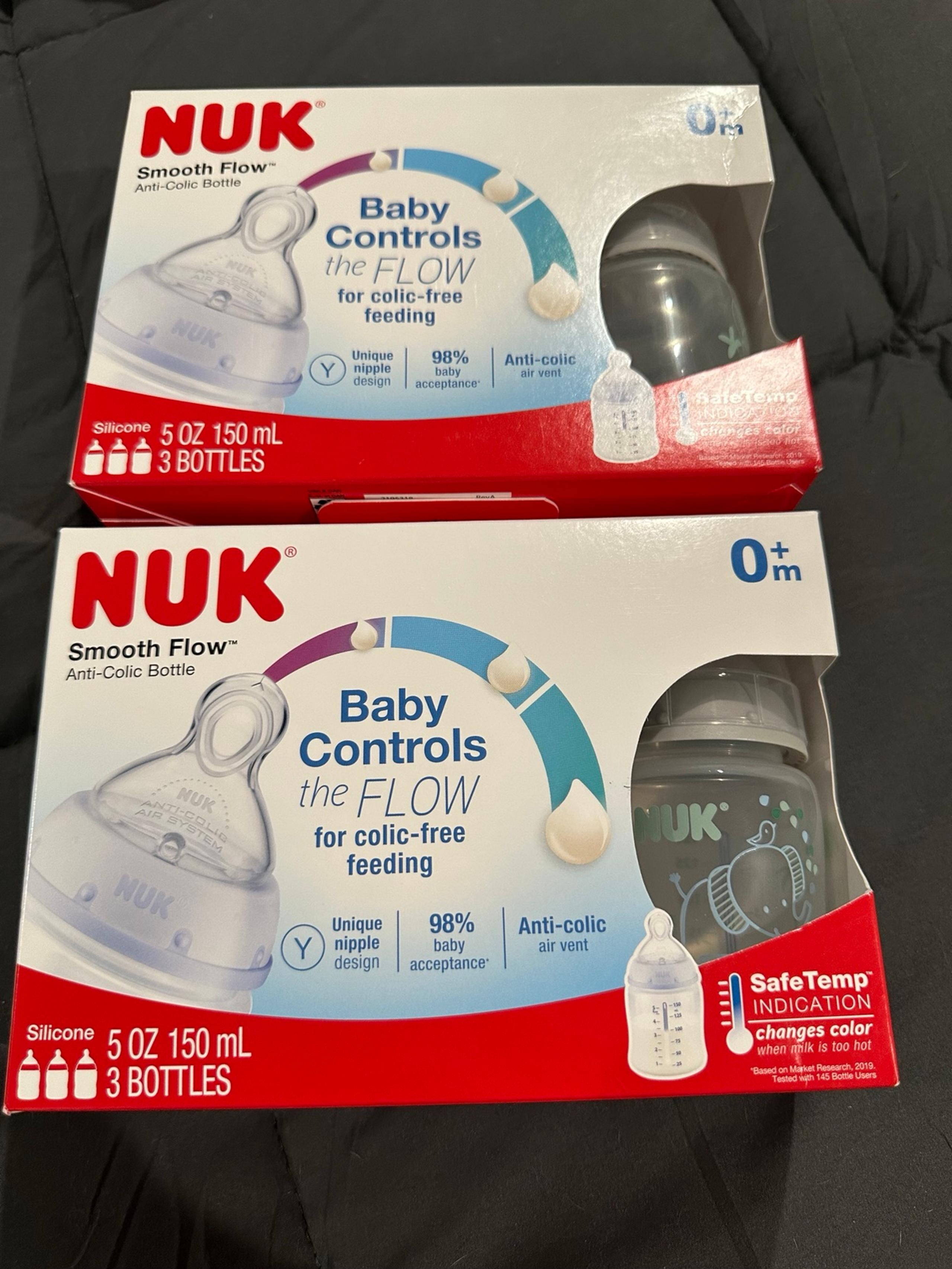 New Nuk Baby Controls 5oz bottles