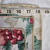 Set 2 Vintage Christmas Poinsettia DHC Holiday Table Cloth Topper Square Napkins