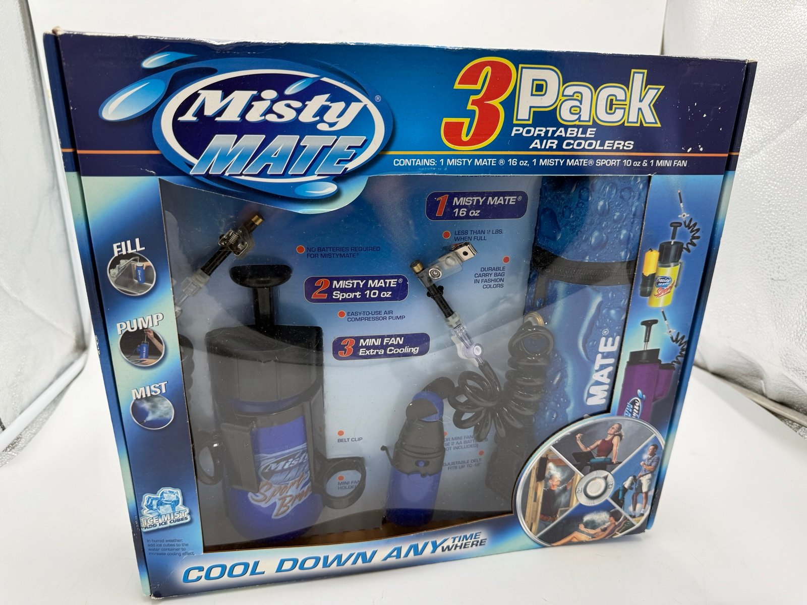 Misty mate 3 pack portable air coolers