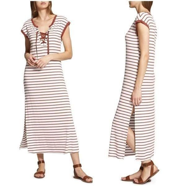 Sanctuary Riviera Striped Midi Dress M