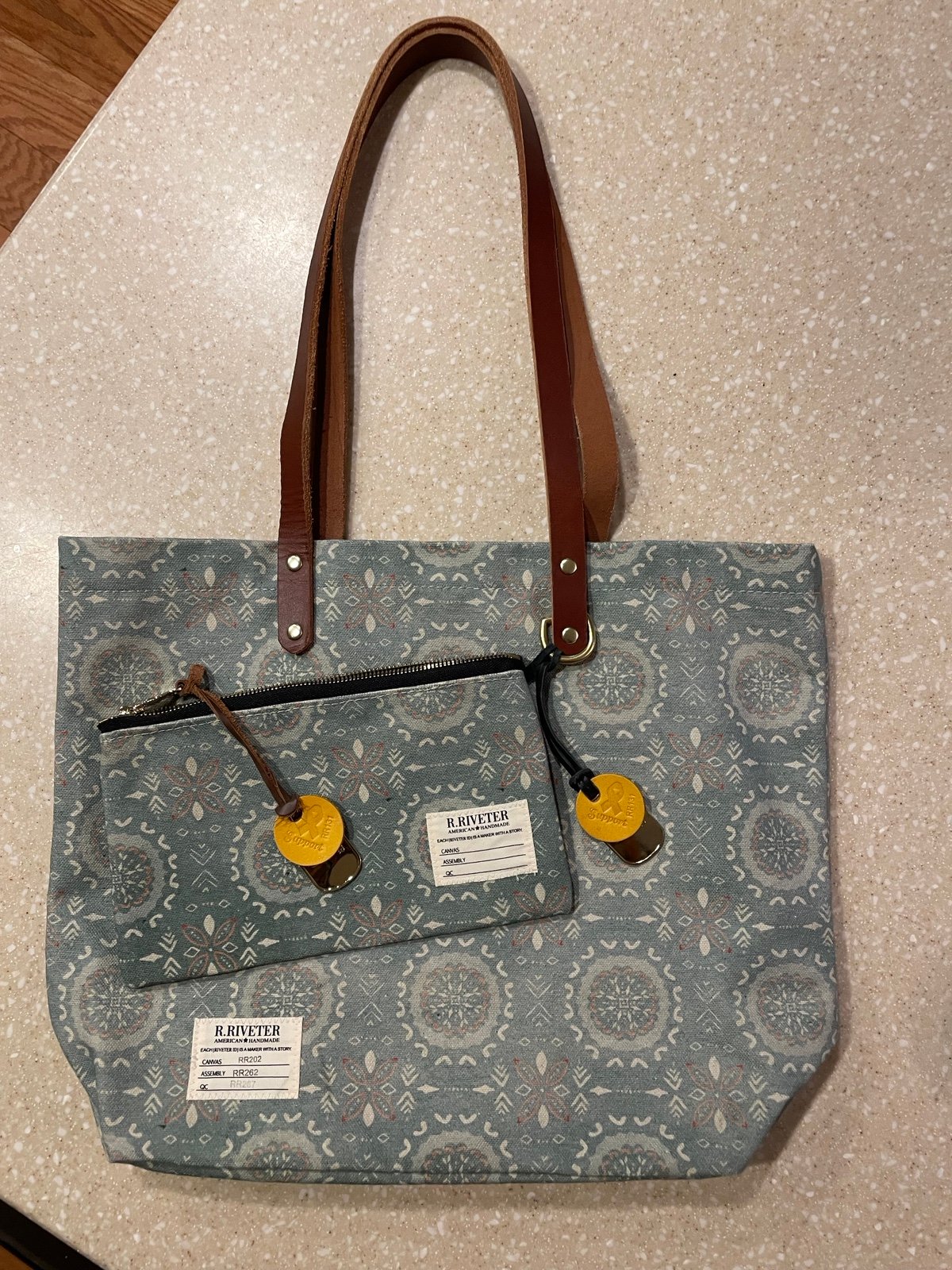 R. Riveter Canvas Tote + Pouch