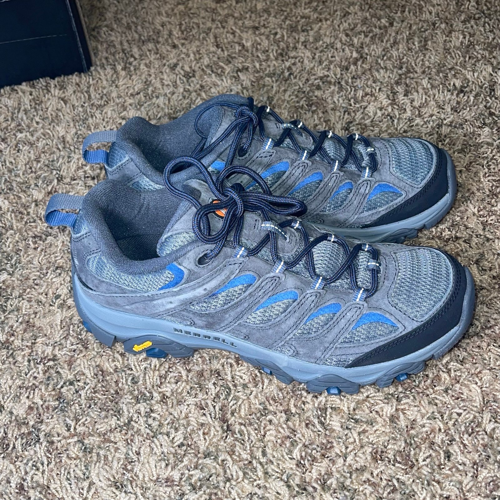 Merrell J036283 Men's Hiking Boots Moab 3 Granite SIZE 9.5 New Shoes