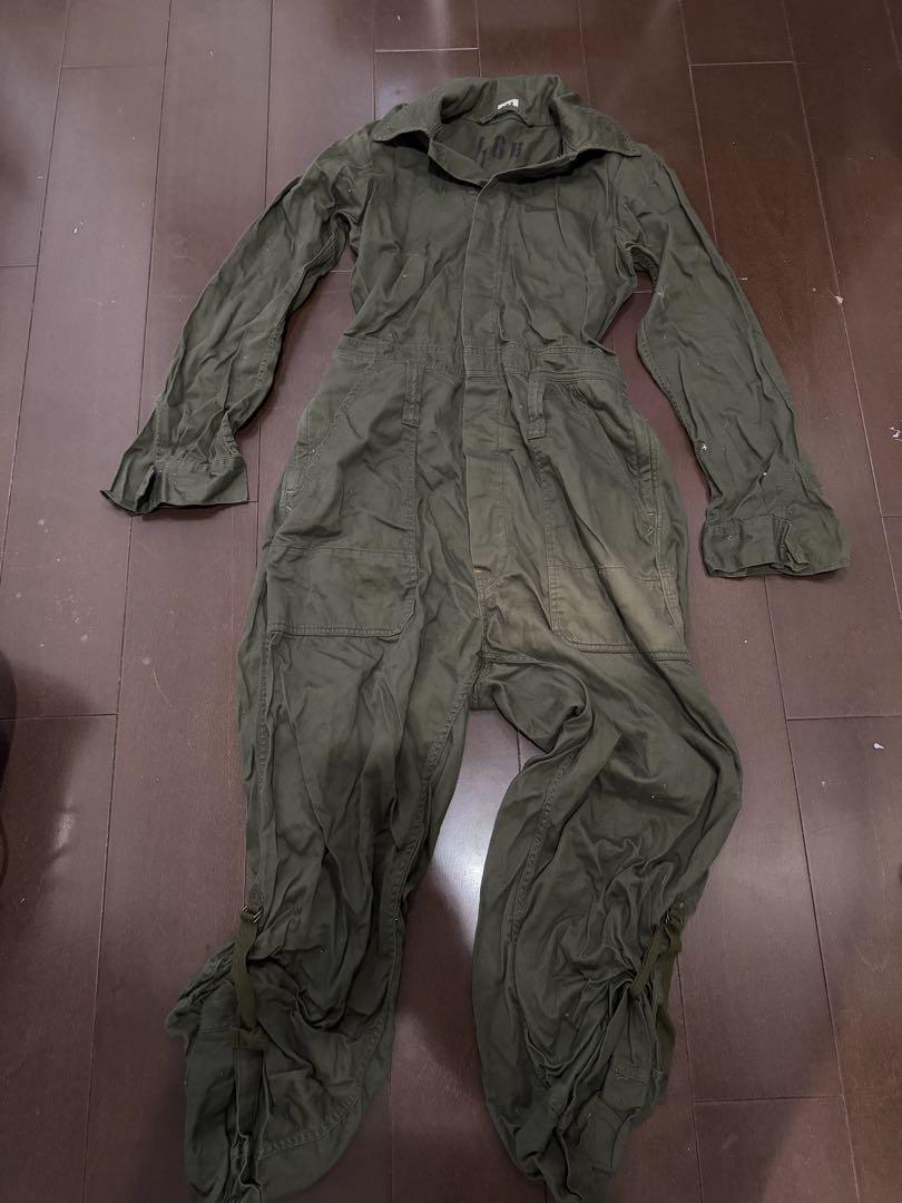 LGB Le Grand Bleu Men's 0 Olive Green Overalls