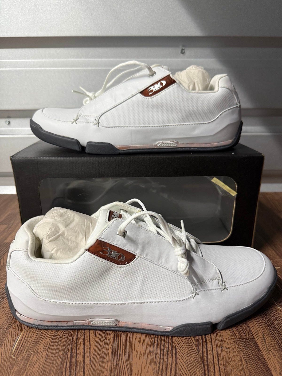 Vintage 310 Motoring Men's Shoes Sneakers Tronix 3105) White Sz 13