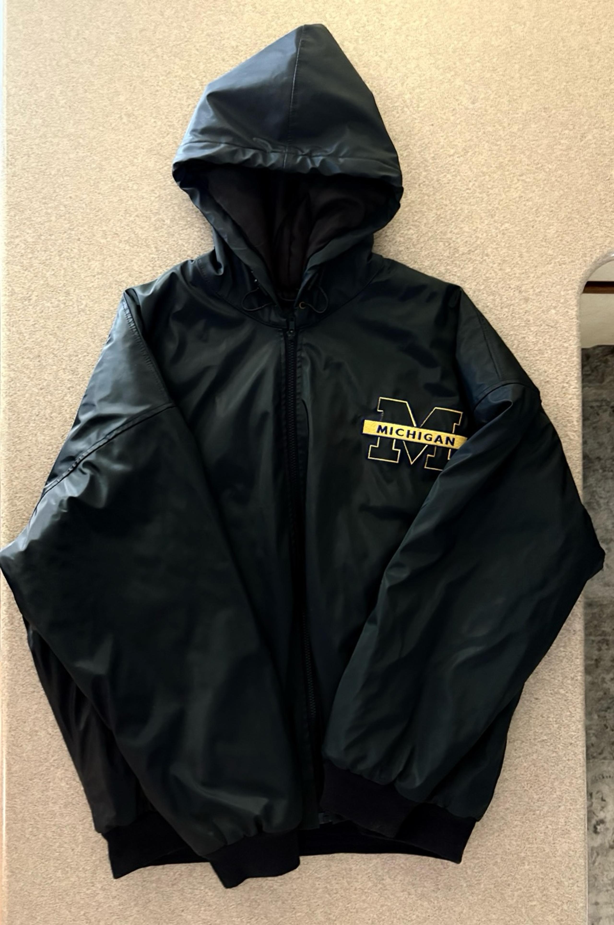 Vintage Steve & Barry’s Mens MICHIGAN Hooded Jacket Size XL