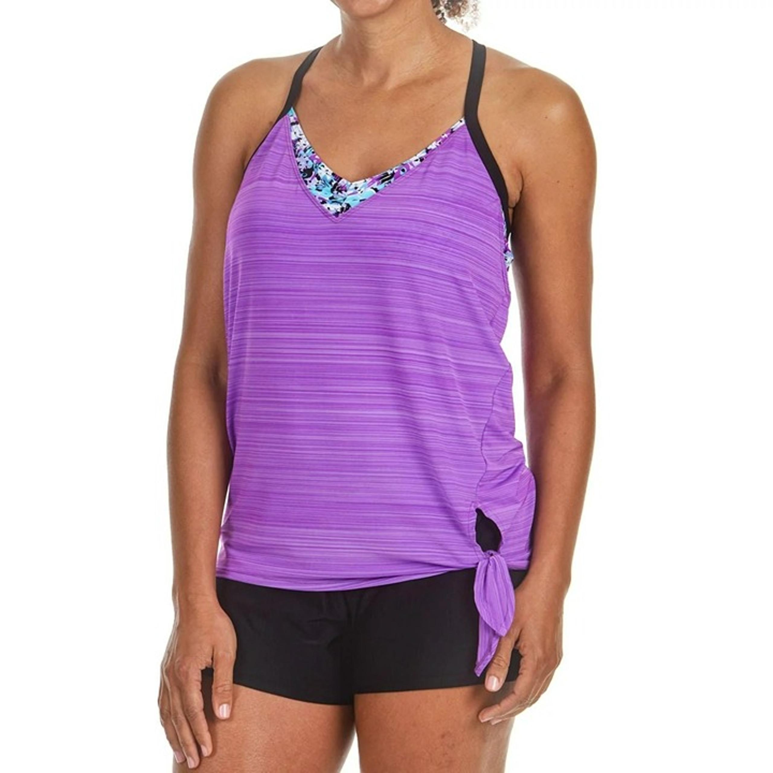 ZeroXposur Ladies 2-in-1 Tankini & Swim Short SZ MD NEW WITH TAG