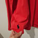 Men's Polo Ralph Lauren Logo Red Hooded Sweatshirt Long Sleeves Size Large