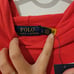 Men's Polo Ralph Lauren Logo Red Hooded Sweatshirt Long Sleeves Size Large