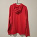 Men's Polo Ralph Lauren Logo Red Hooded Sweatshirt Long Sleeves Size Large