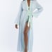 NWOT Savage X Fenty Blue Maxi Robe Size XS/S