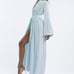 NWOT Savage X Fenty Blue Maxi Robe Size XS/S