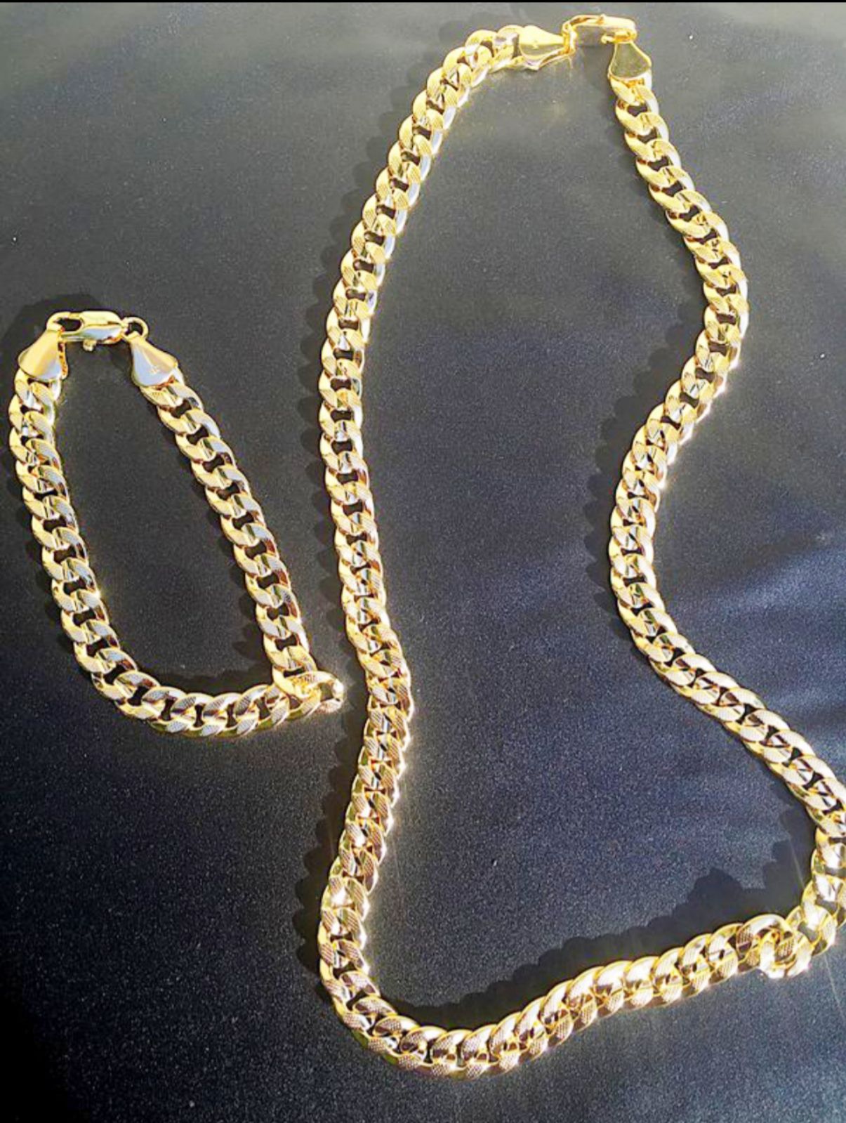 CUBAN LINK CHAIN SET