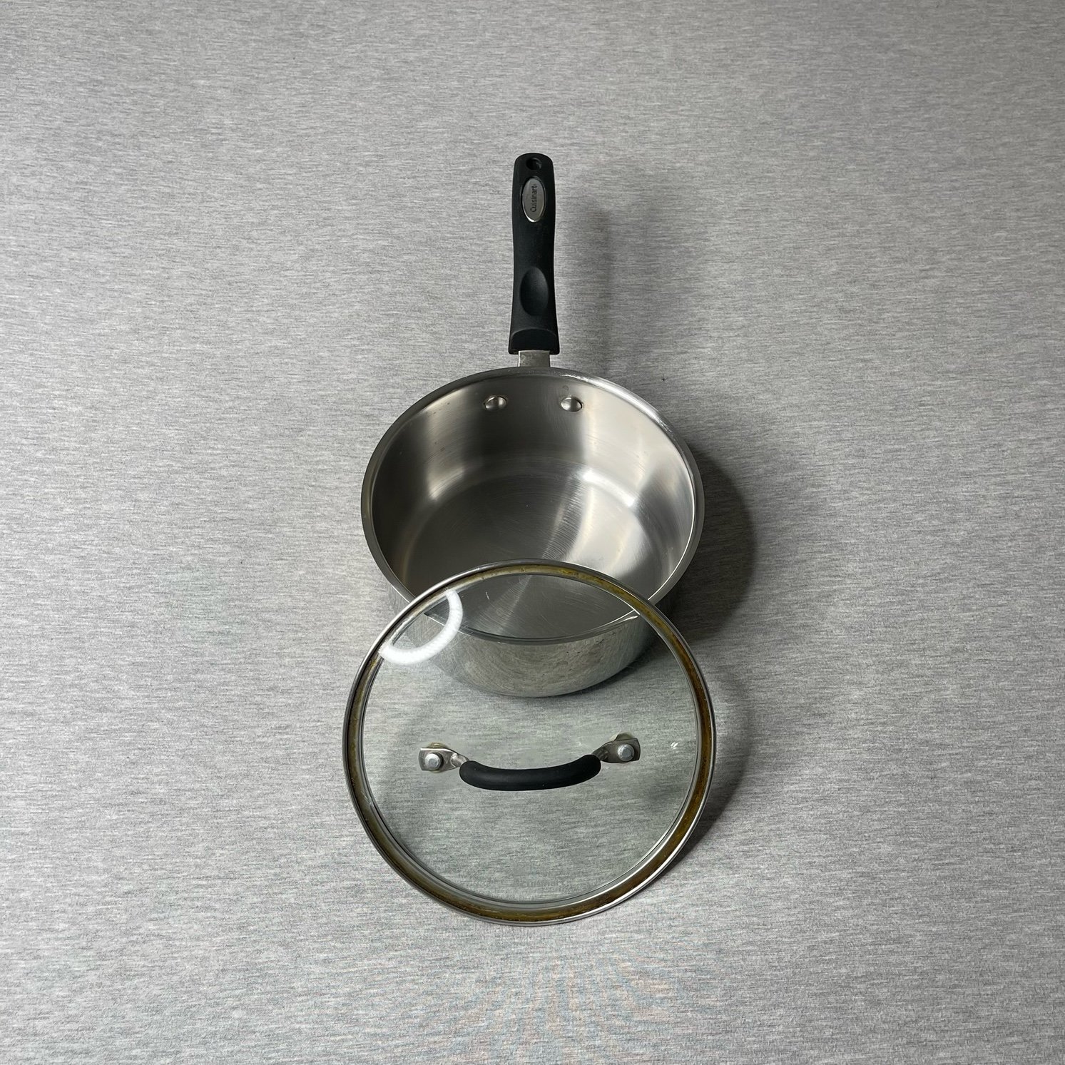 Cuisinart 2 Quart Saucepan Pot with Clear Lid Cover