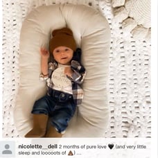 Snuggle Me Organic - Infant Lounger - Natural