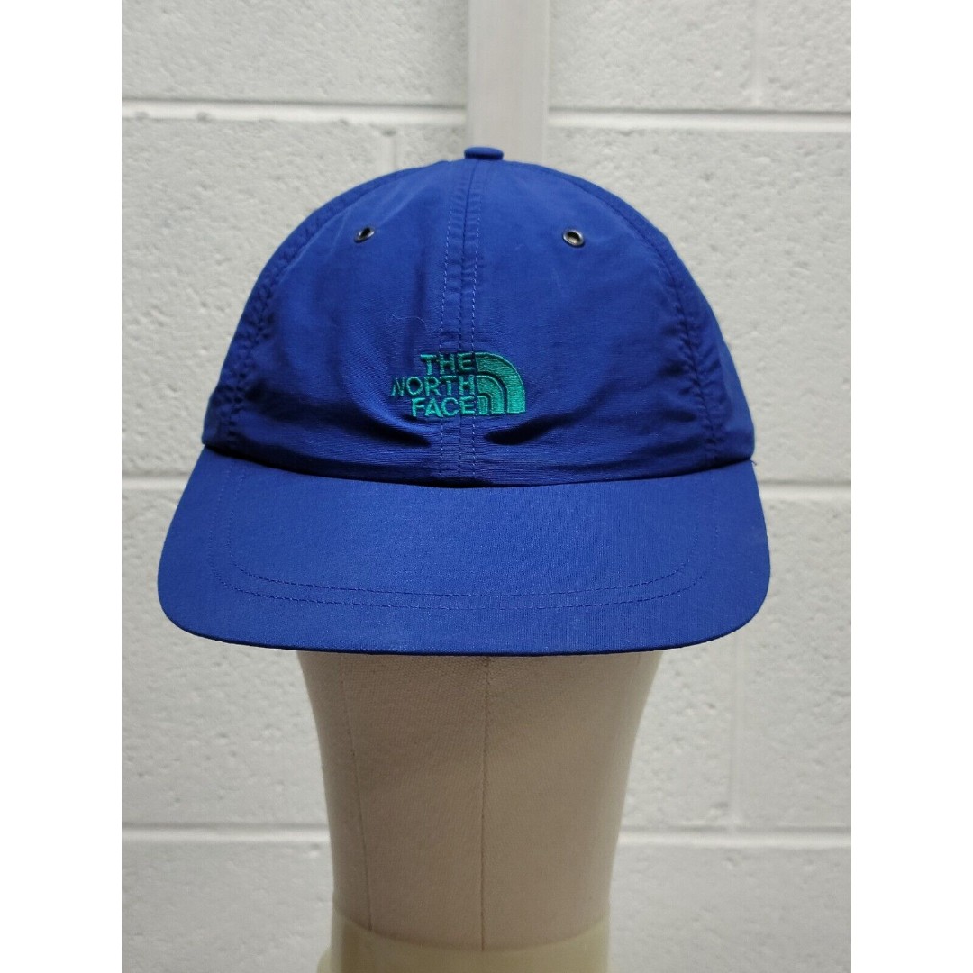 Vintage The North Face Supplex Hat Nylon Blue Strap Back Base