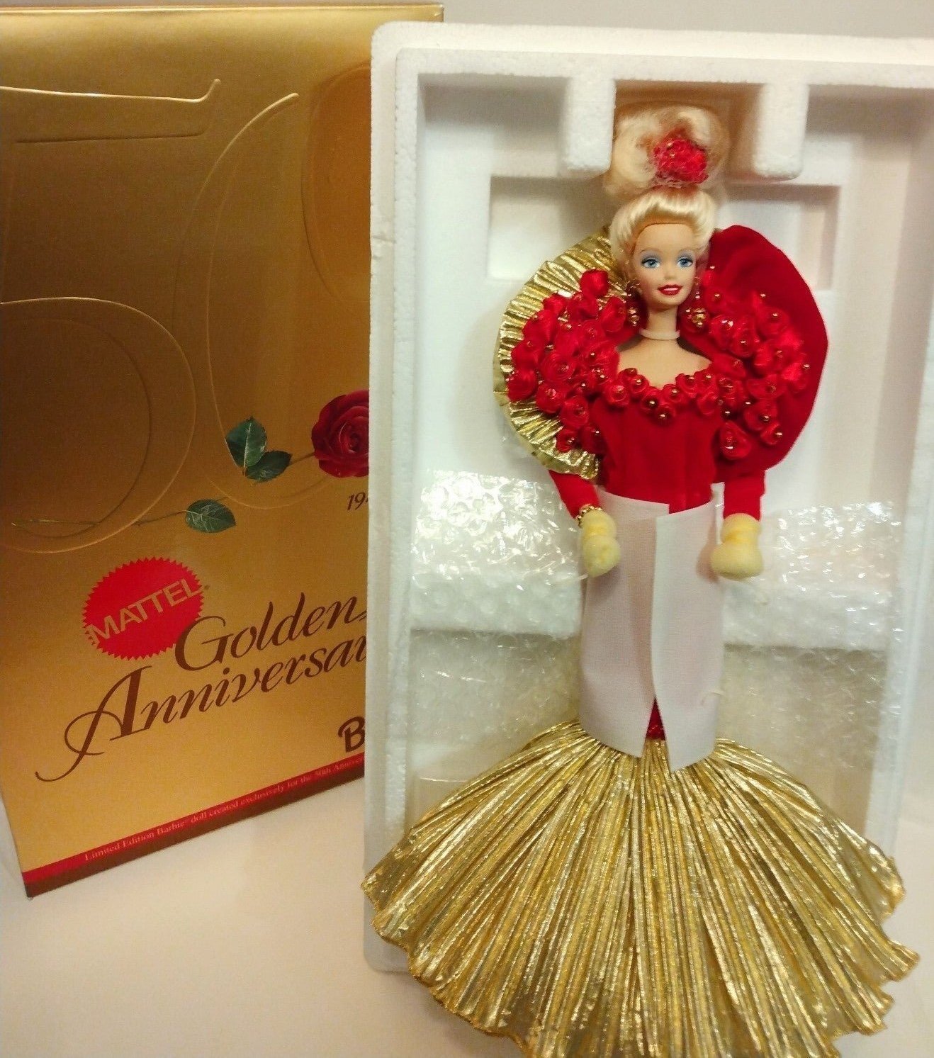New In Box ~ Mattel Golden Anniversary 1995 Limited Edition Barbie Doll