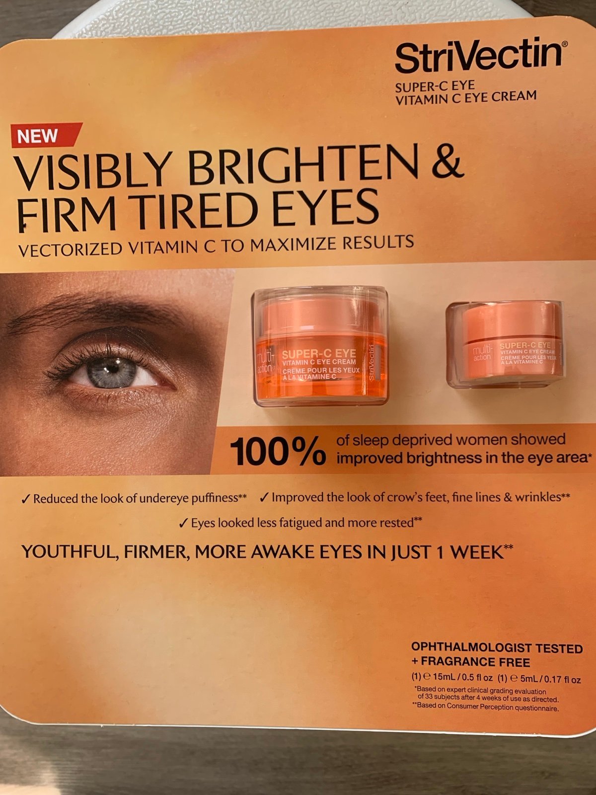 SEALED - StriVectin Super C Eye Cream with Bonus