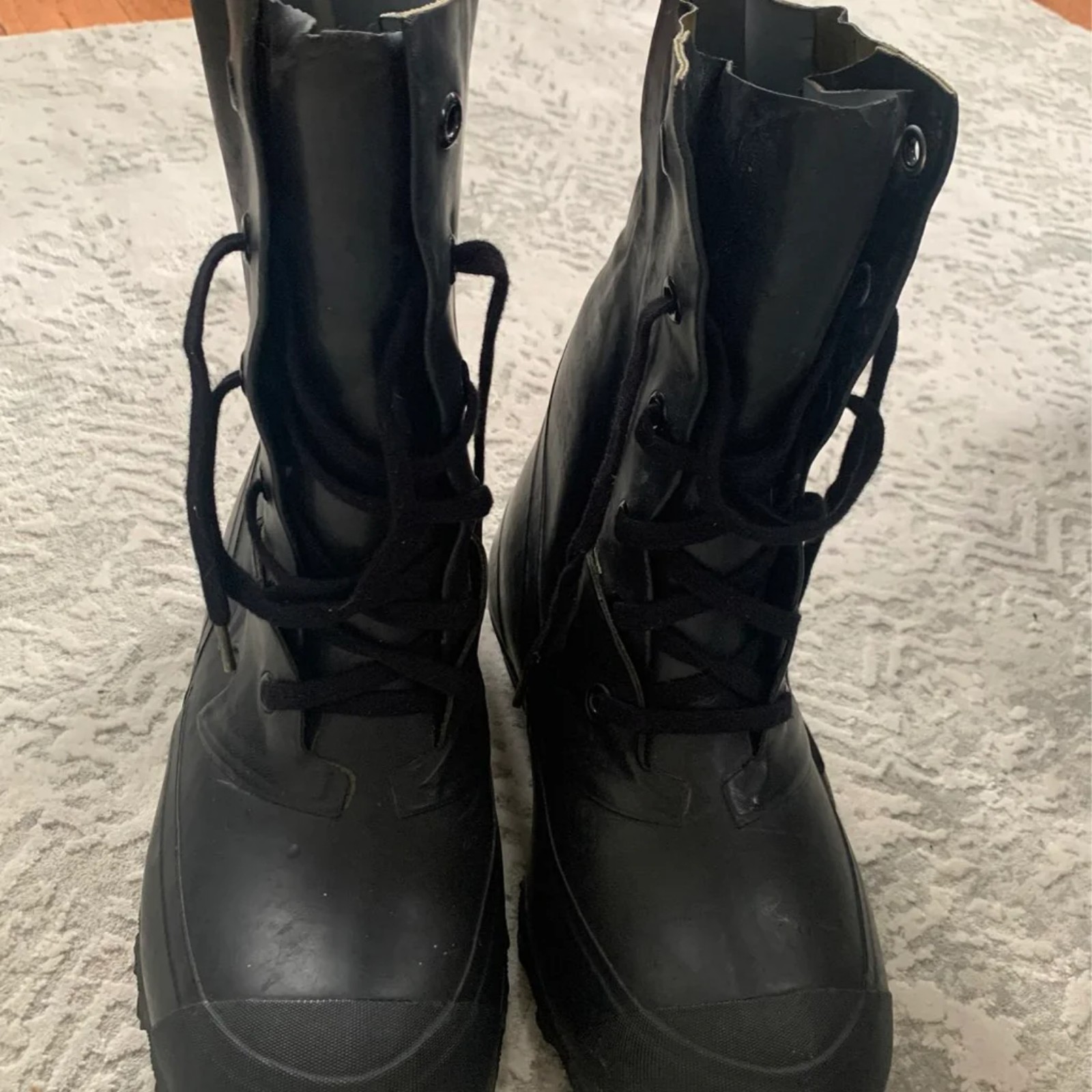black boots