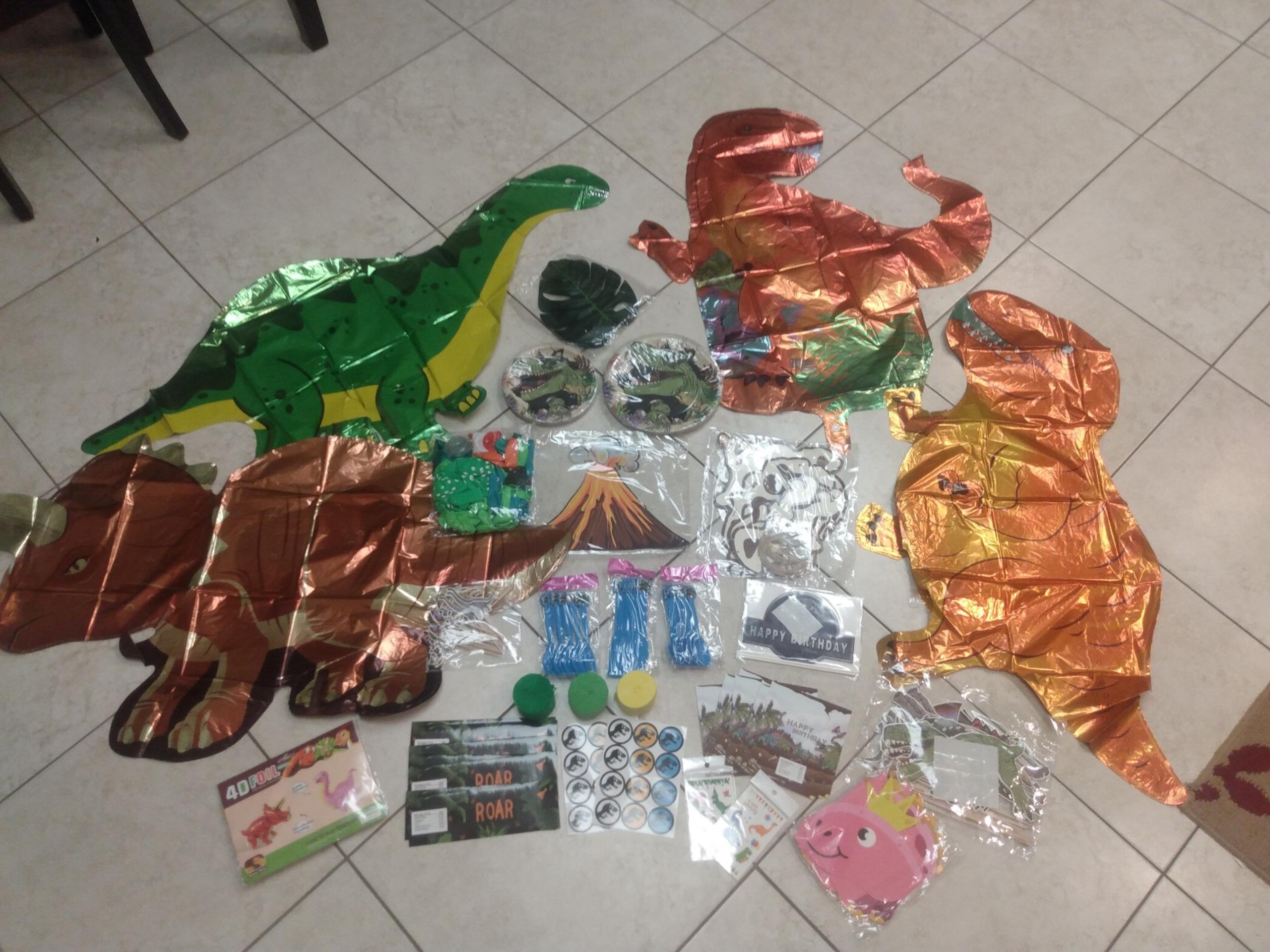 Huge Dinosaur Birthday Party Decoration Kit
