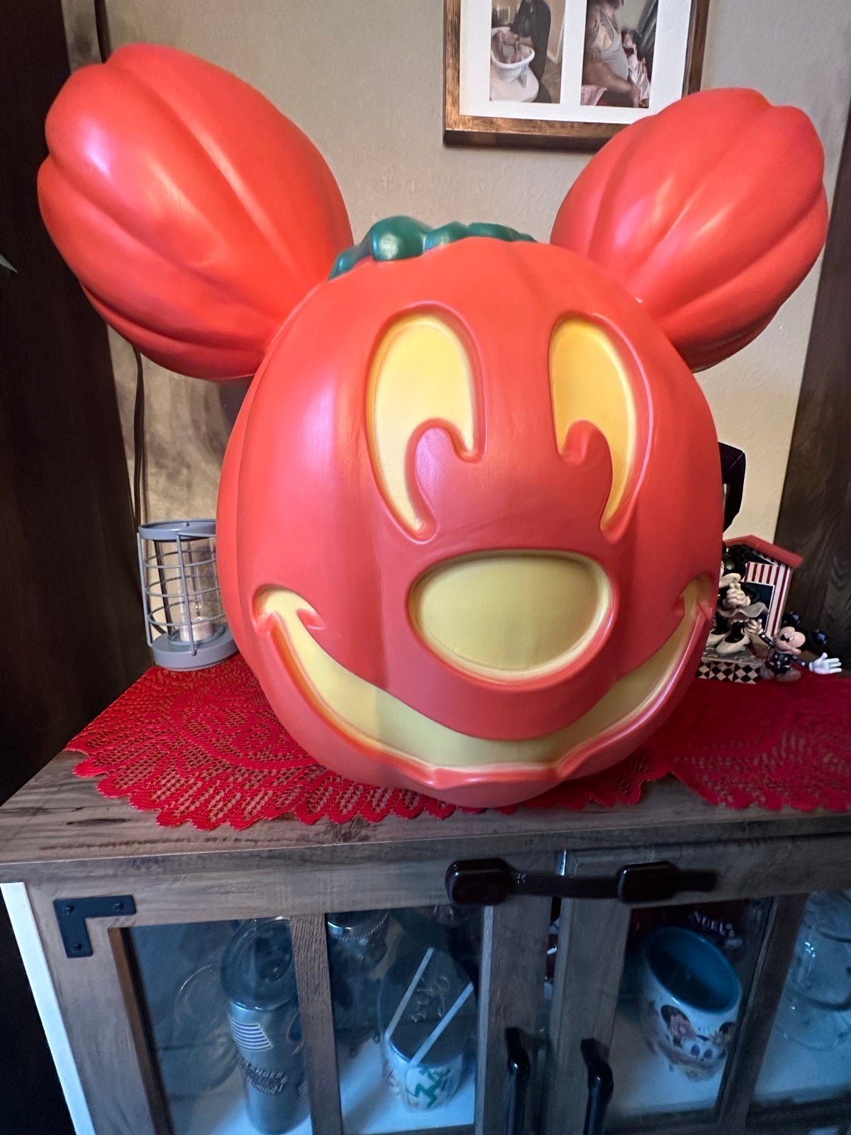 2023 Disney Mickey Light Up Pumpkin
