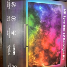 Colorful TV LED Backlight with HDMI 4K60Hz Sync Box,for 55-65 inch Tvs