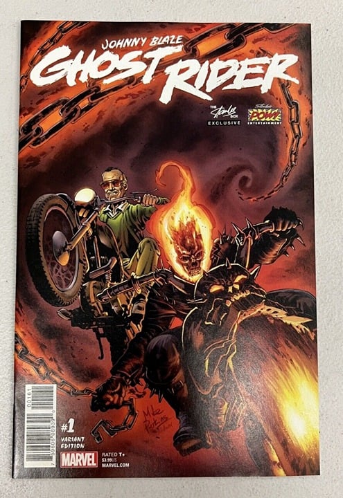 GHOST RIDER #1 STAN LEE BOX VARIANT Exclusive Rare Marvel Avengers New MCU