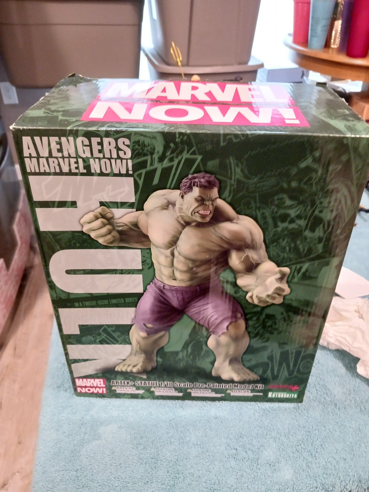100% AUTHENTIC KOTOBUKIYA Marvel Now! Avengers HULK ArtFX+ Statue 1/10 Scale 1st