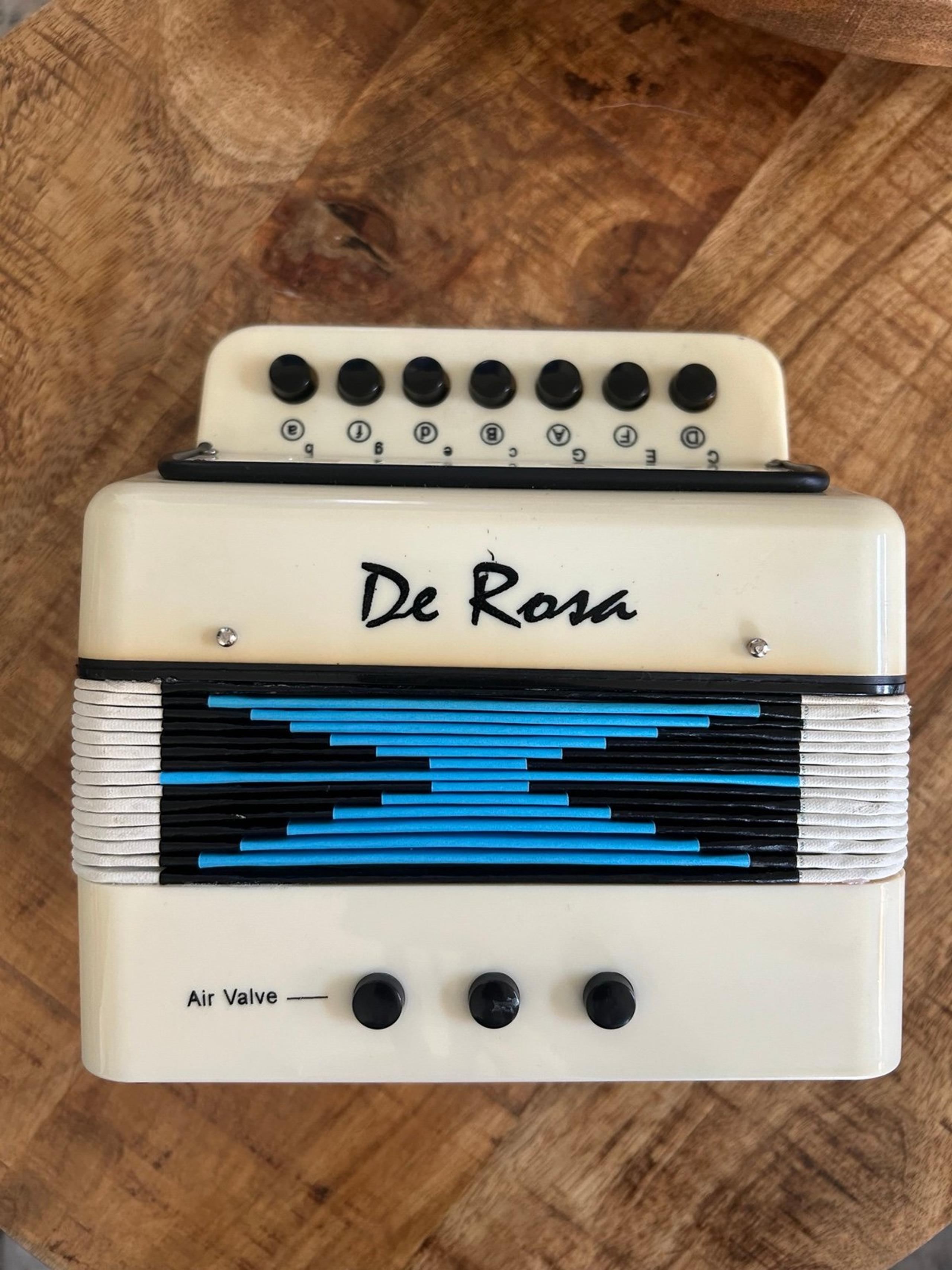 Vintage Child's Accordion De Rosa. Tested. Works.