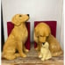 Sandicast Golden Retriever Bookends Hand-Cast Hand Painted NEW