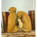 Sandicast Golden Retriever Bookends Hand-Cast Hand Painted NEW