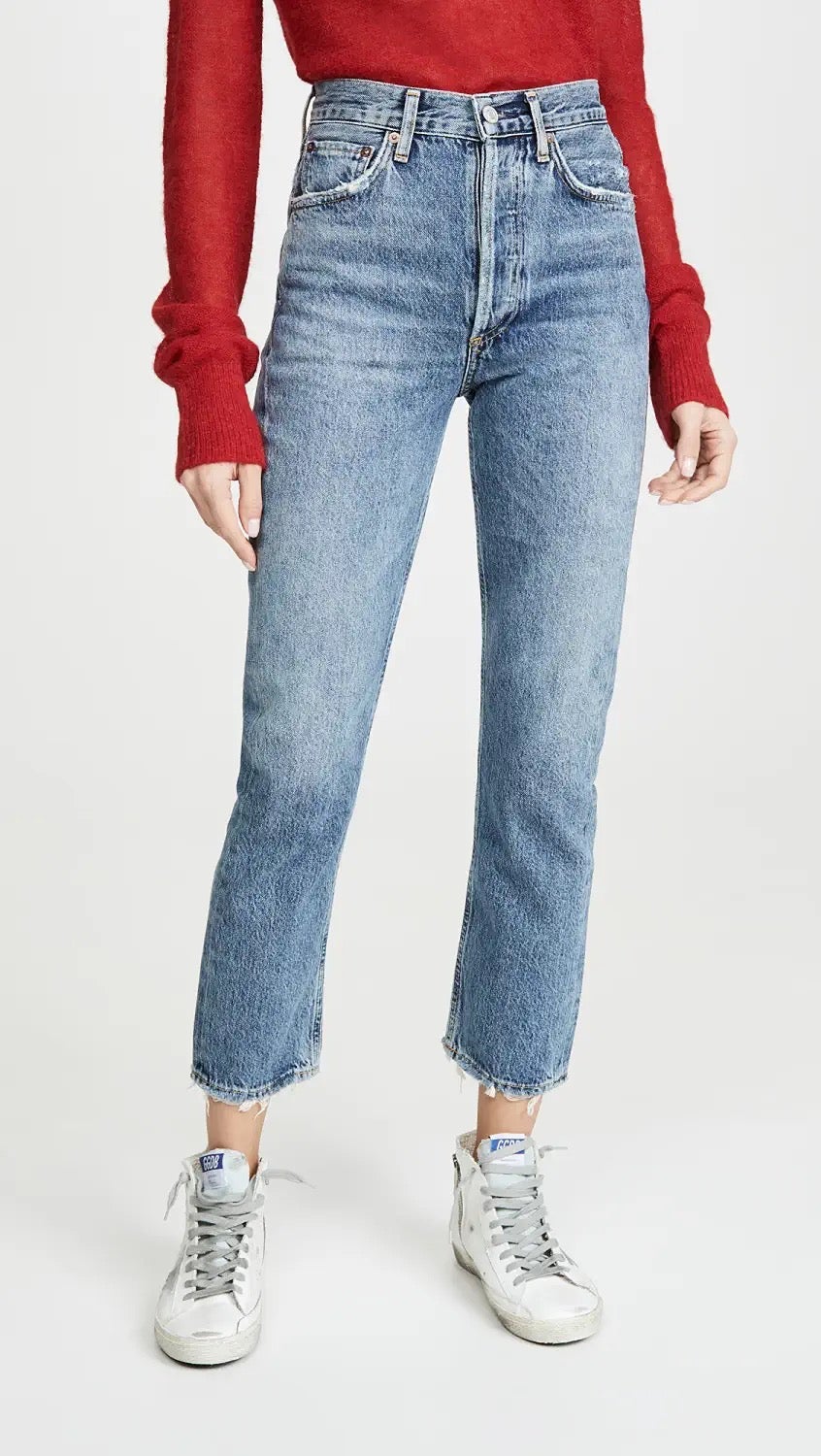 AGOLDE straight leg crop jeans - Like new! – On trend.