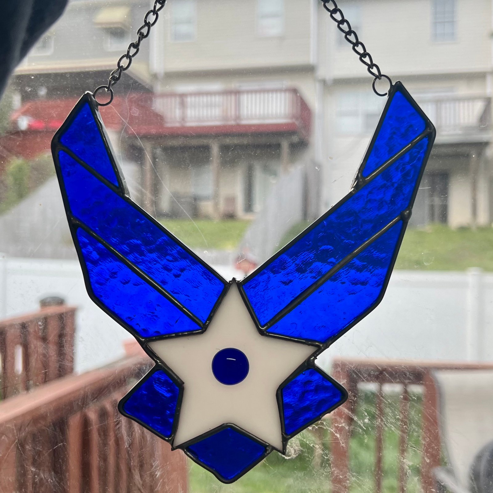 Air Force Stained Glass Piece
