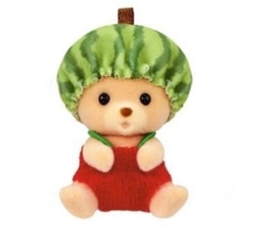 Calico Critters Blind Bag Collection ~ Baby Fruit Party 2 Bear Baby & Watermelon