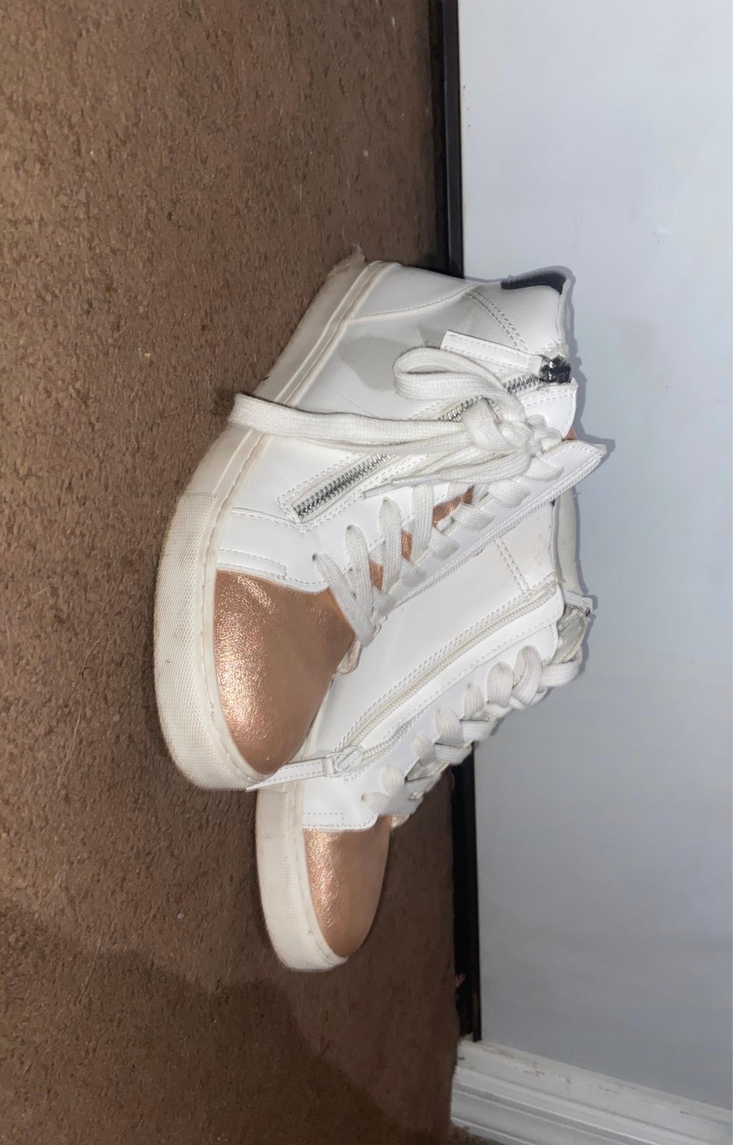 White sneakers