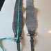 Black diamond skins Glidlite mohair mix Striped for uphill ski 59” adjustable.