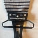 Black diamond skins Glidlite mohair mix Striped for uphill ski 59” adjustable.