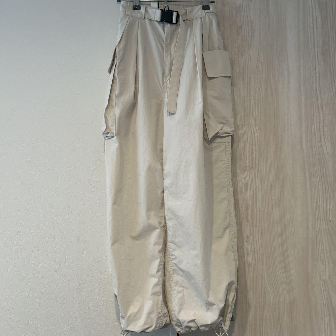 【PHEENY】Cotton nylon dump military pants PHEENY】Cotton Nylon Dump Military Pants