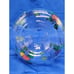 Lead Crystal Romanian Handcrafted Colorful Fruit and Floral 10 Cup Pitcher