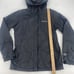 Columbia Womens Jacket Windbreaker Small Black Hooded Full Zip
