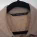Zara Basic Utility Jacket Zip Tan Small