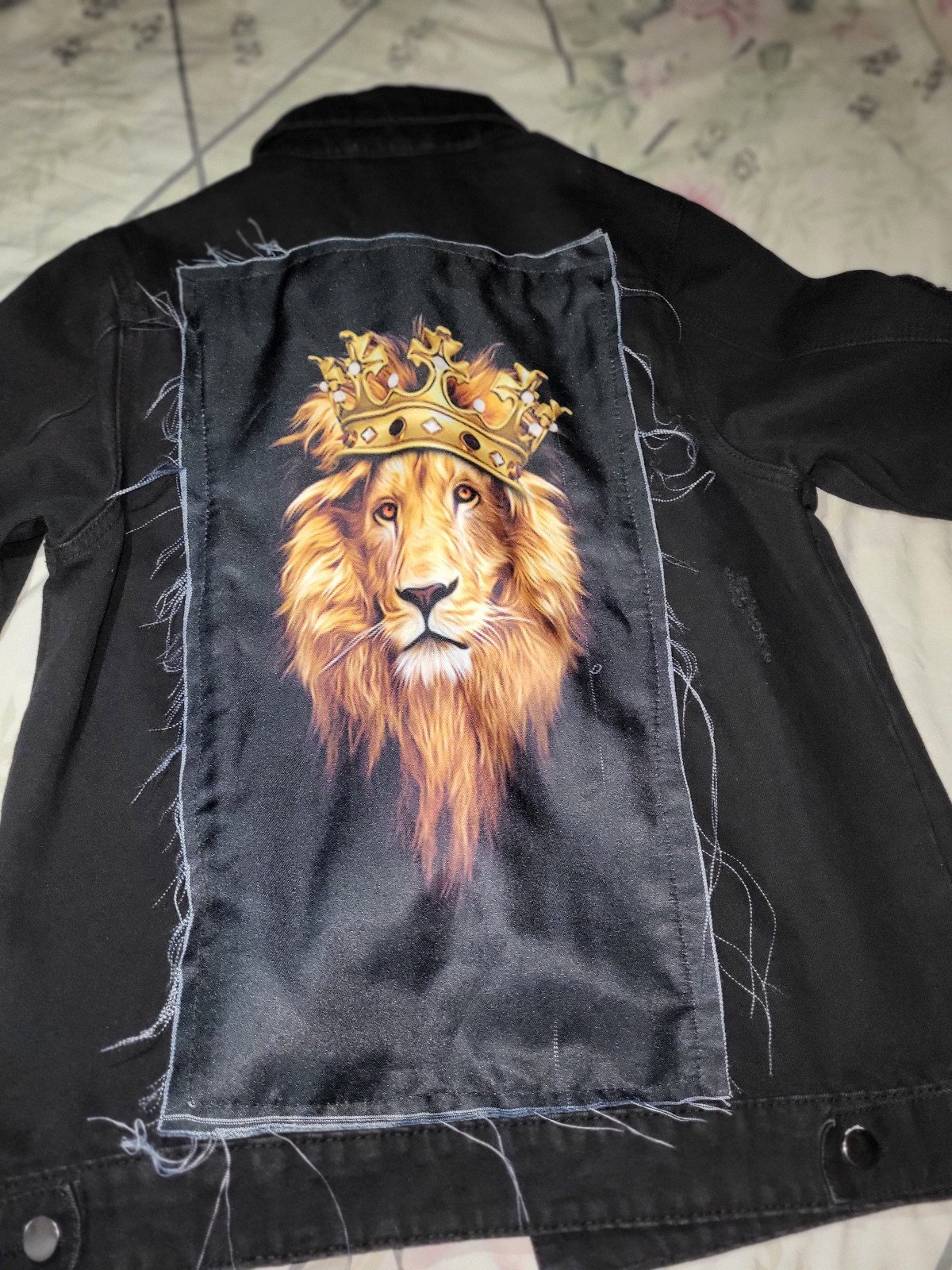 Lion Jean jacket