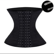 Black Body Shaper Waist Trainer W. 10 Minute Workout Plan